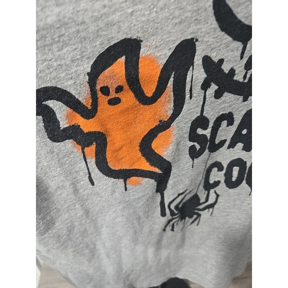 OSH KOSH ORGINAL KIDS SCARY COOL LONG SLEEVE SHIRT GREY SIZE 6/6A